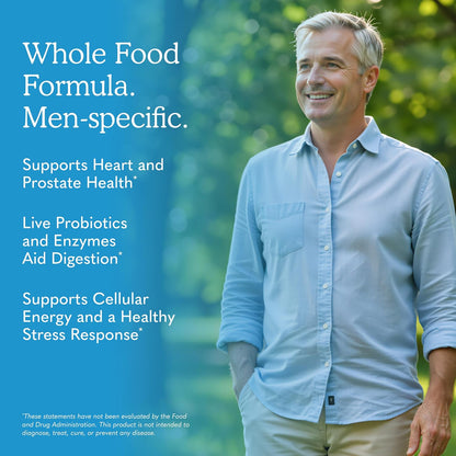 Garden of Life Vitamin Code RAW ONE for Men Once Daily Whole Food Multivitamin with Probiotics for Heart Health and Prostate Health, Non-GMO, 75 Capsules Gsupps Australia