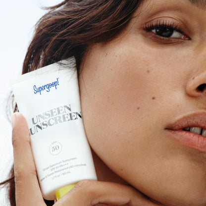 Supergoop! Unseen Sunscreen for Face, SPF 50 Clear & Invisible, 1.7oz Supergoop!