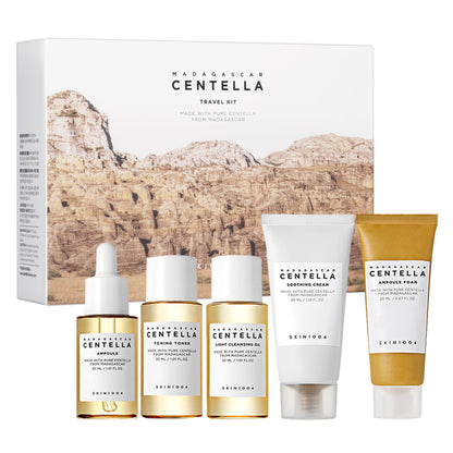 SKIN1004 Centella Travel Kit, Korean Skin Care Set of 5, Travel Size SKIN1004