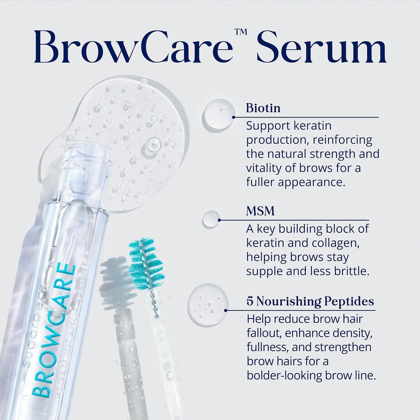 SugarbearPRO LashCare™ + BrowCare™ Vitamin Serum Duo | Peptides, MSM & Biotin | 3-Month Supply Each | Vegan Formula for Fuller, Healthier-Looking Lashes & Brows