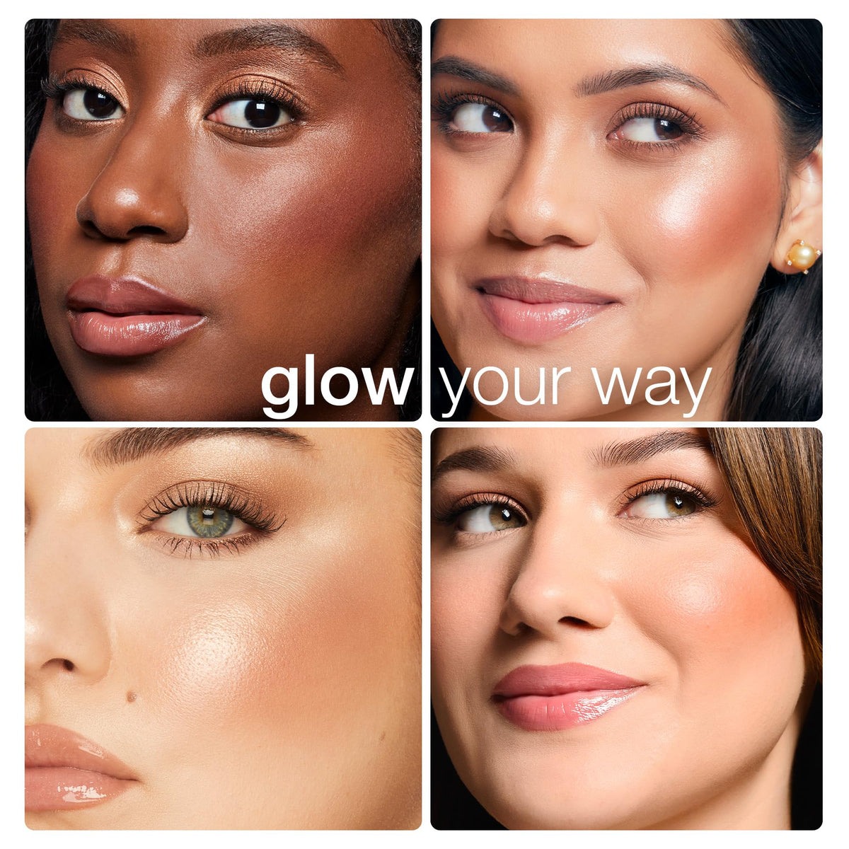 tarte glow wardrobe highlighting eye & cheek palette – Highlighter, Blush, Bronze & Eyeshadow All-in-One Face & Eye Viral Makeup for Everday Radiant Blendable Glow, Vegan & Cruelty Free, full size tarte