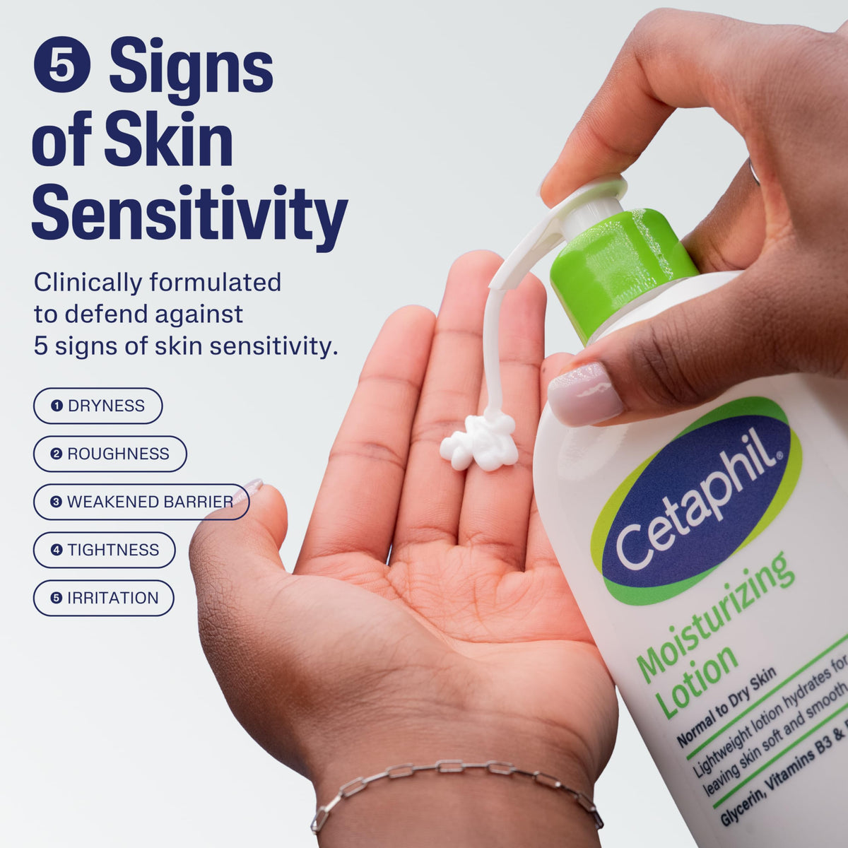 Cetaphil Moisturizing Face & Body Lotion, Sensitive Skin, 20oz Cetaphil