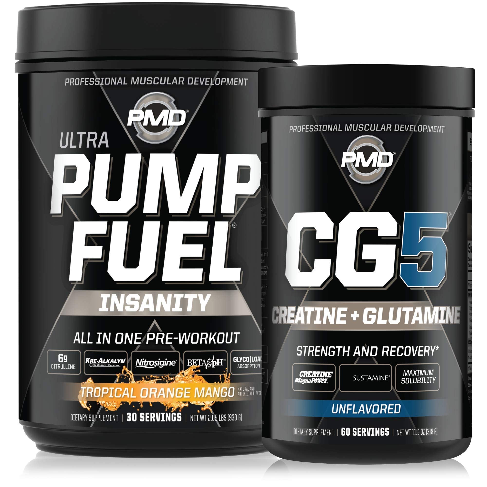 PMD Sports Ultra Pump Fuel Insanity - Pre Workout - Tropical Orange Mango (30 Servings) PMD buy australia supplements