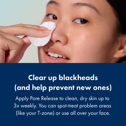 Hero Cosmetics Pore Release Blackhead Clearing Solution, Exfoliating 2% Salicylic Acid Toner Featuring AHA, BHA, and PHA HERO COSMETICS