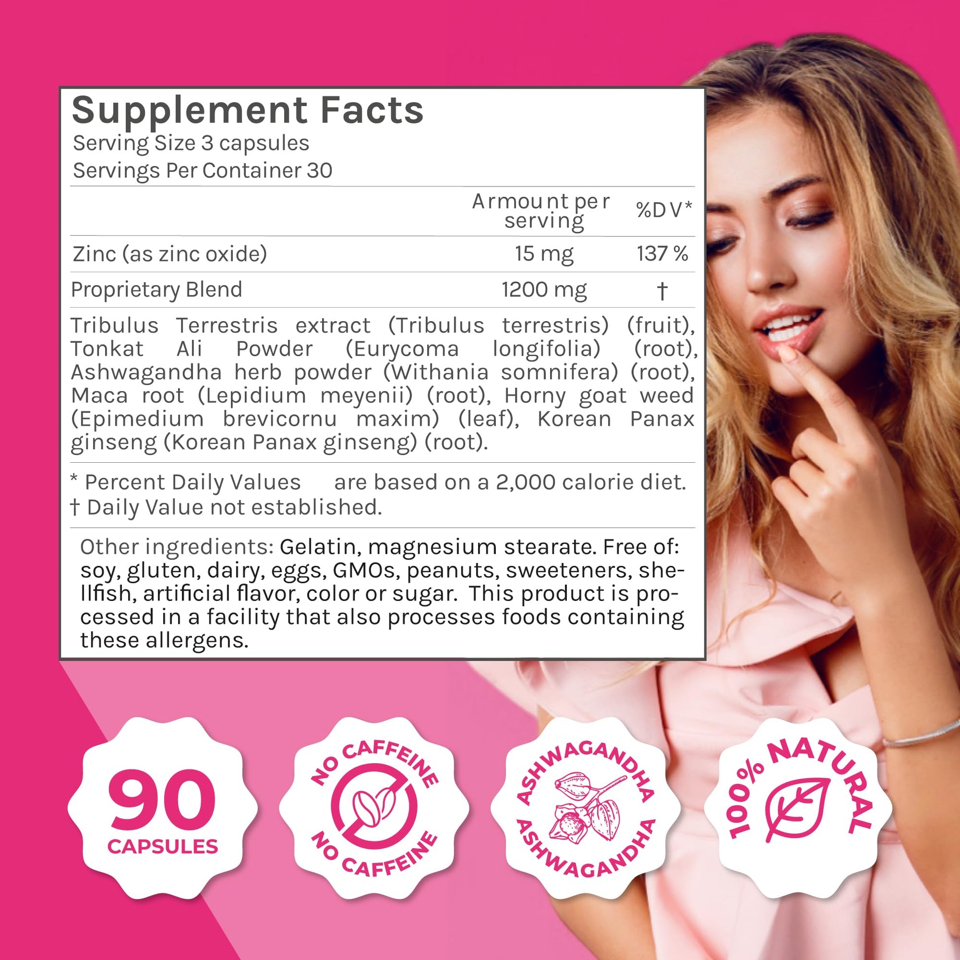 ZENZSUAL Libizenzs – Plant-Based Energy Support Supplement for Women – Caffeine-Free with Maca Root, Ashwagandha & Ginseng – Supports Daily Stamina, Focus & Well-Being – 90 Vegan Capsules ZENZSUAL buy australia supplements