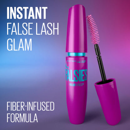 Maybelline Volum' Express The Falsies Waterproof Mascara, Volumizing and Separating Make Up Formula, Very Black, 1 Count MAYBELLINE