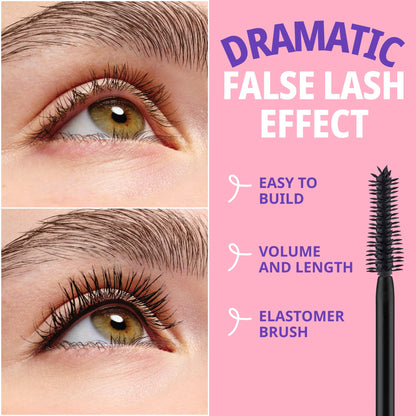 essence Call Me Queen Dramatic False Lash Effect Mascara, Black (Pack of 1) Essence Cosmetics