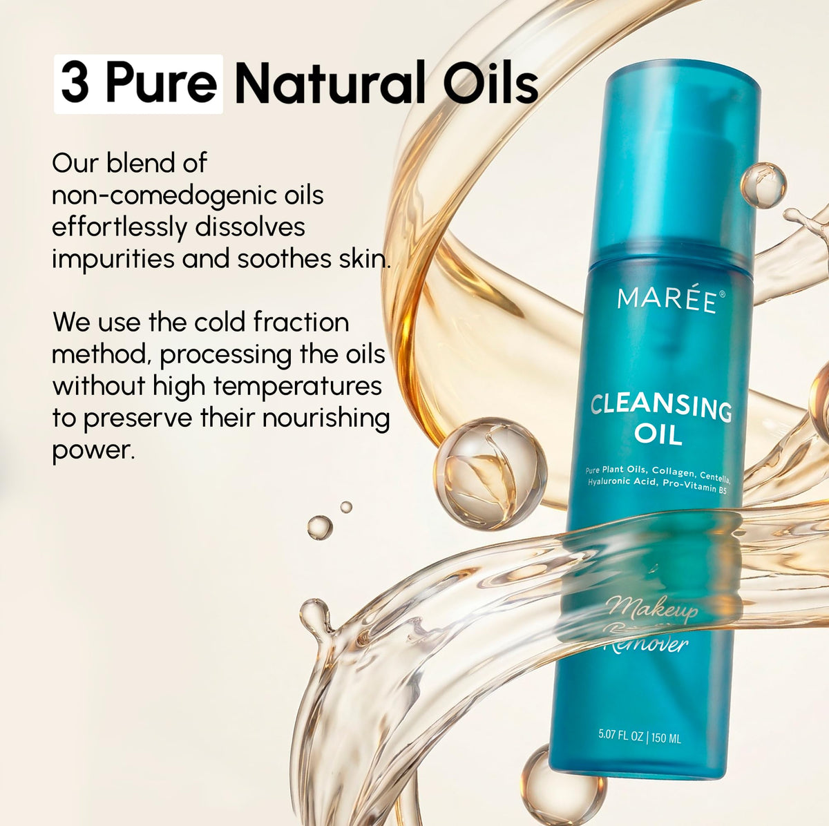 MAREE Deep Cleansing Oil – Makeup Remover for Sensitive Skin MAREE
