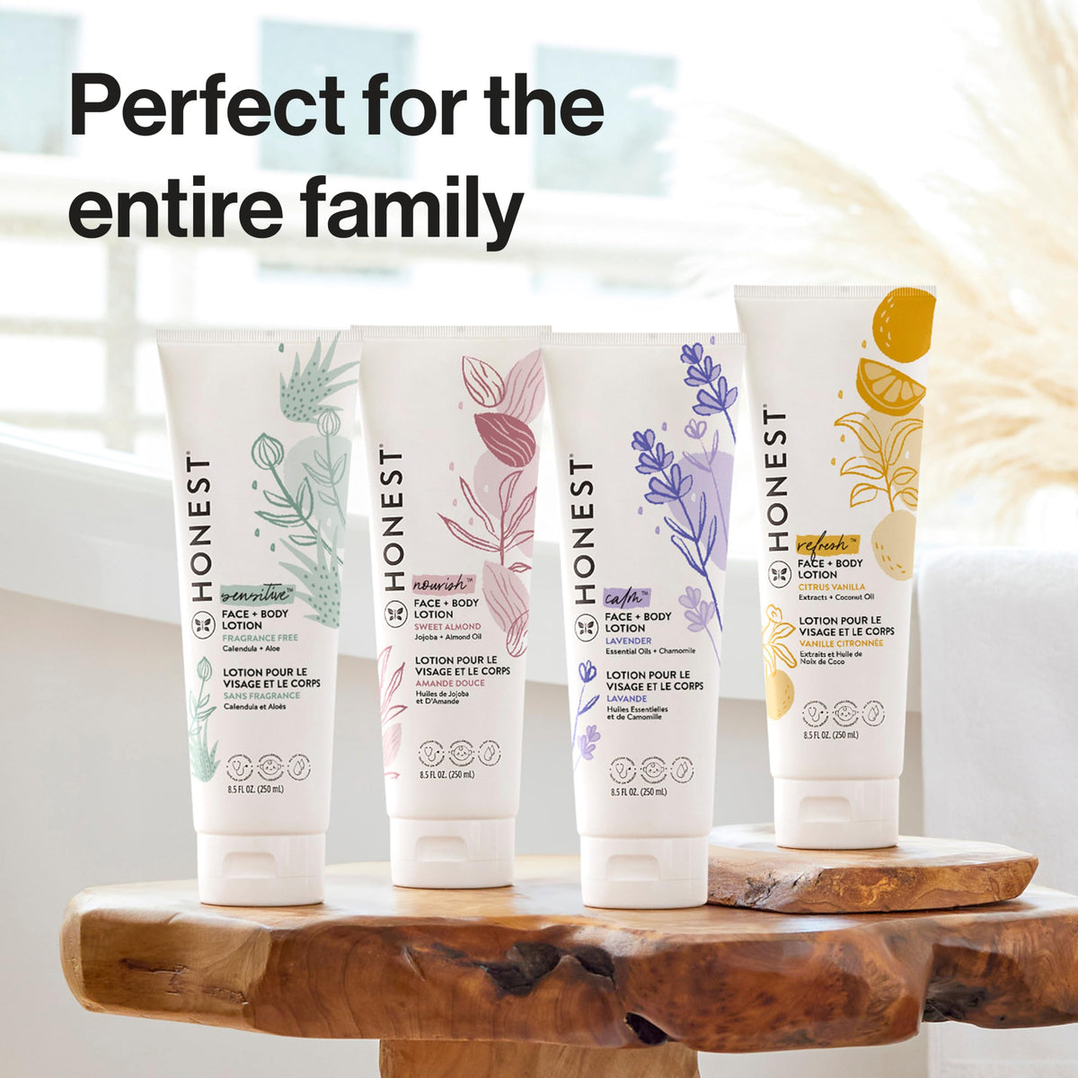 The Honest Company Face and Body Lotion, Fragrance-Free, 8.5 fl oz The Honest Company
