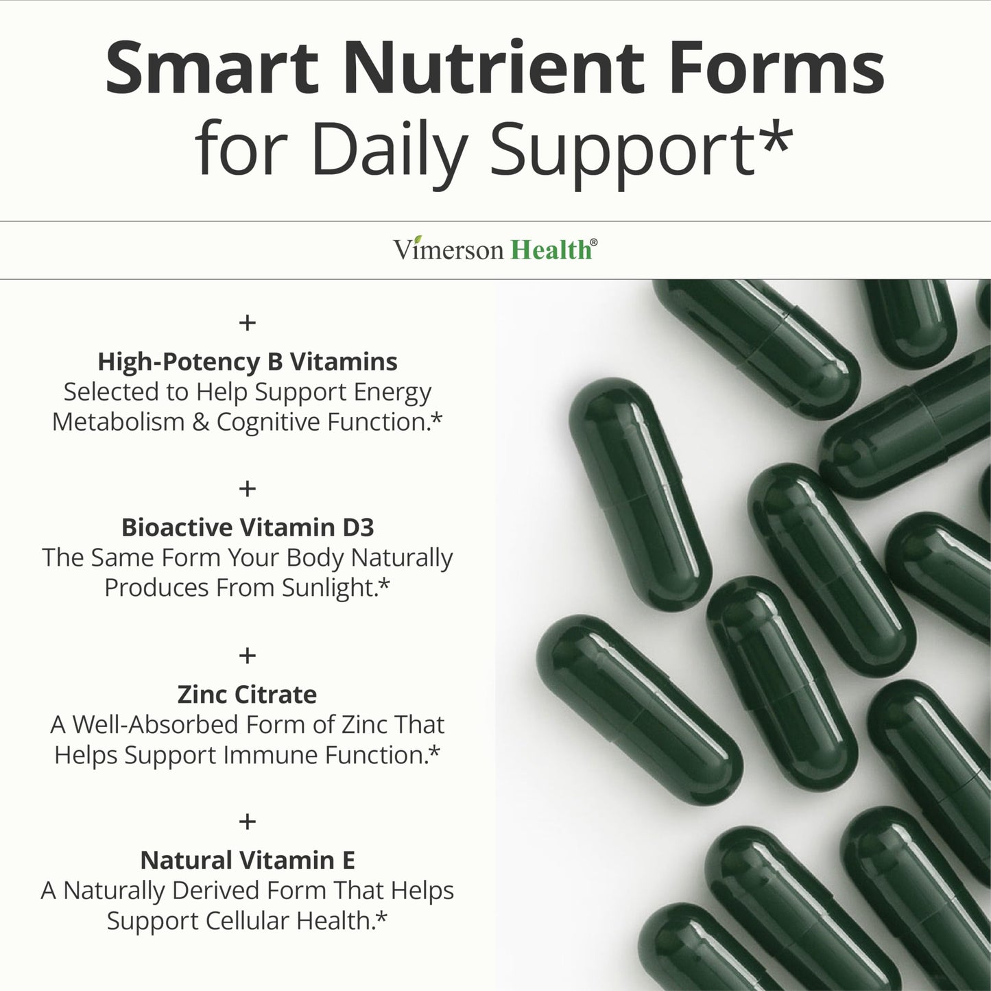 Multivitamin for Women with Vitamins and Minerals for Energy, Focus and Immune Health – Premium Daily Womens Multivitamins Vimerson Health