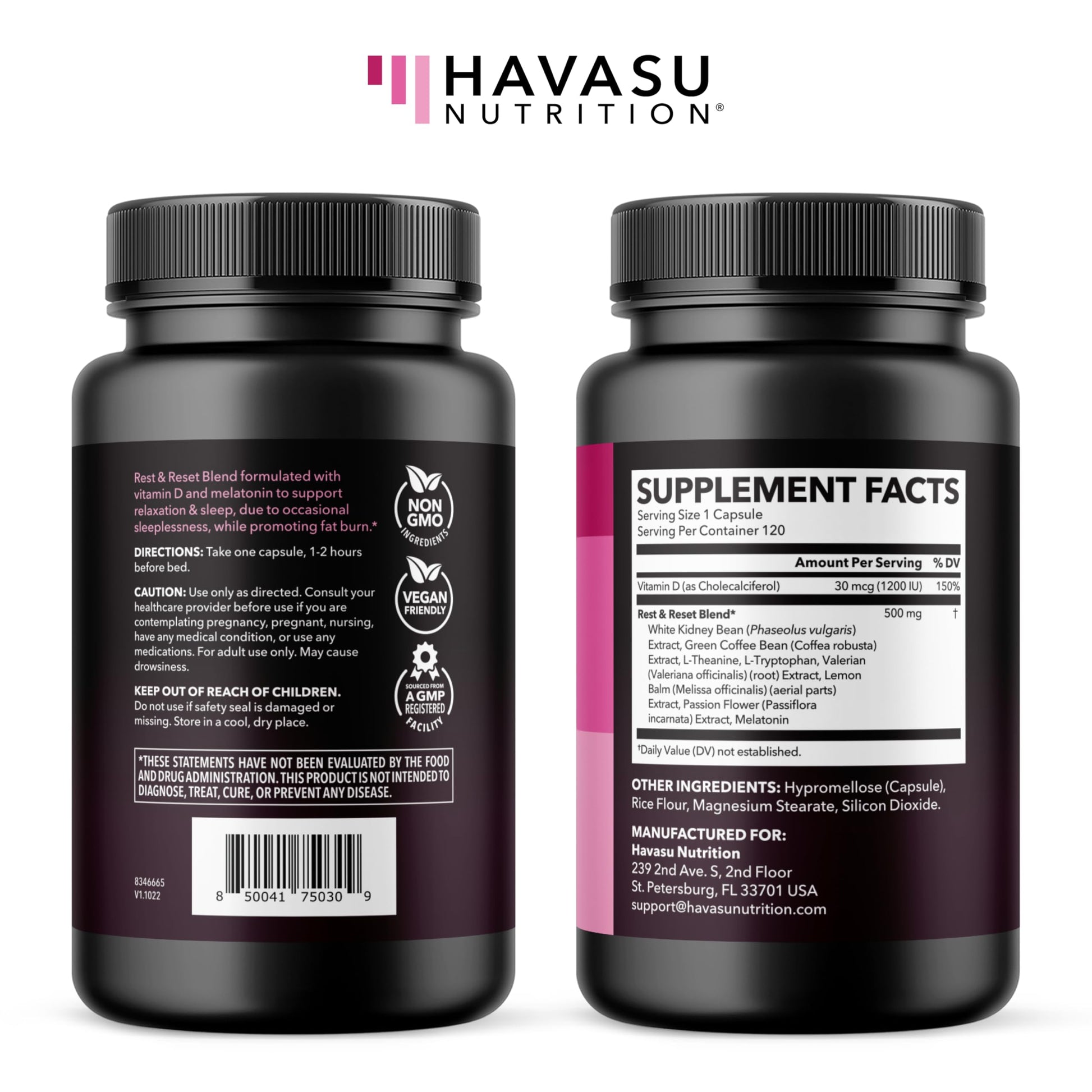Night Time Fat Burner for Women, Belly Fat & Weight Loss Support, 60 Count | Appetite Suppressant and Overnight Metabolism Booster with Melatonin for Women, Vegan, Gluten Free, 60 Servings Gsupps Australia