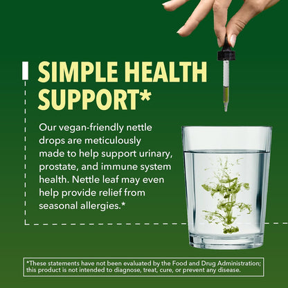 Organic Stinging Nettle Leaf Extract, Urinary Support, Unflavored, 1 Fl Oz | Stinging Nettle Tincture for Men and Women, USDA Certified, Vegan, Gluten Free, Non-GMO Herbal Tincture, 60 Servings Gsupps Australia