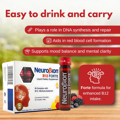 Neurobion B12 Forte 10 Vials x 10 ml (packaging may vary) Neurobion