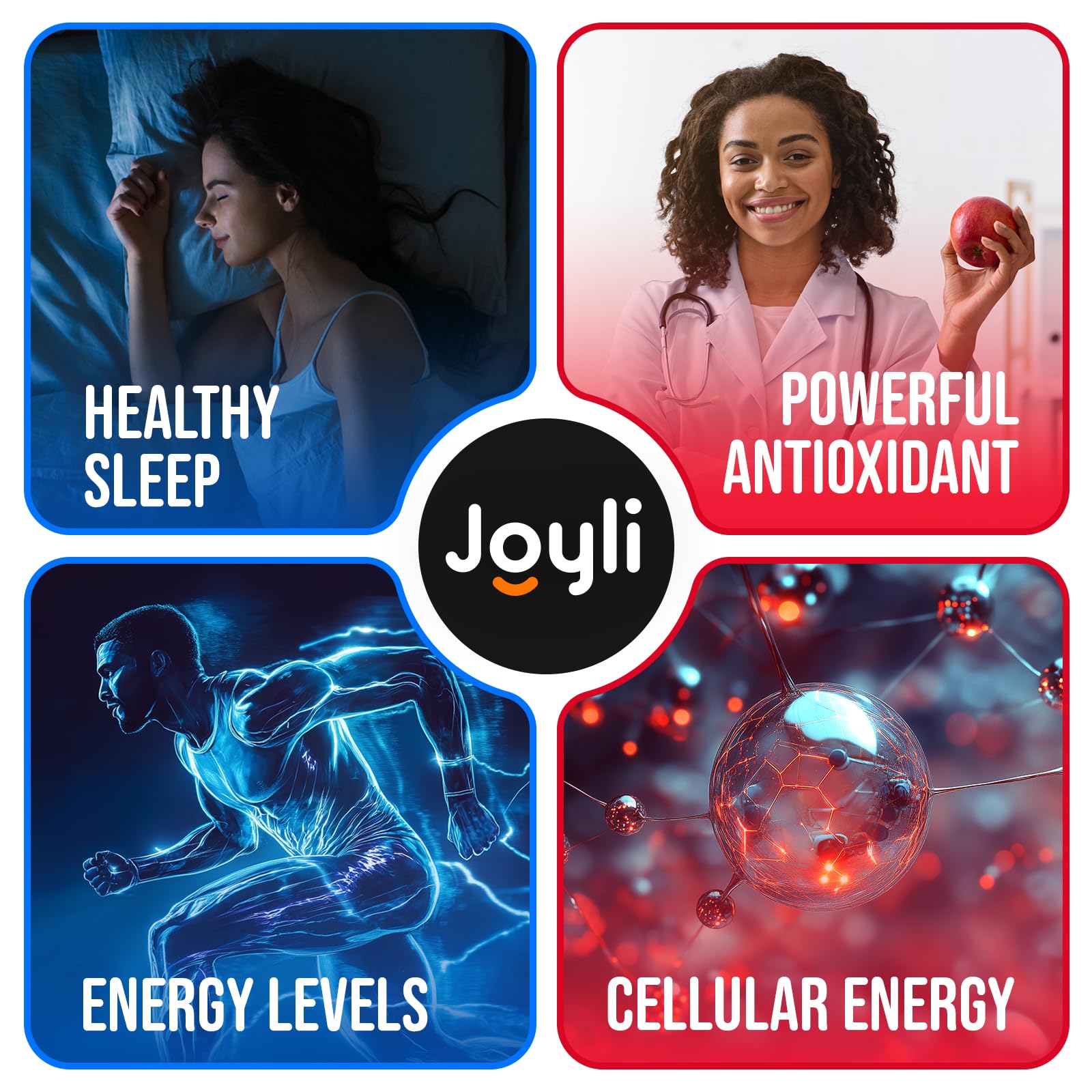 CoQ10 500mg + Magnesium Glycinate Gummies Bundle – High Absorption Coenzyme Q10 120 Softgels & 60 Sugar-Free Sleep Gummies – Heart, Energy & Mood Support – Enhanced Formula, USA Made JOYLI Nutrition buy australia supplements