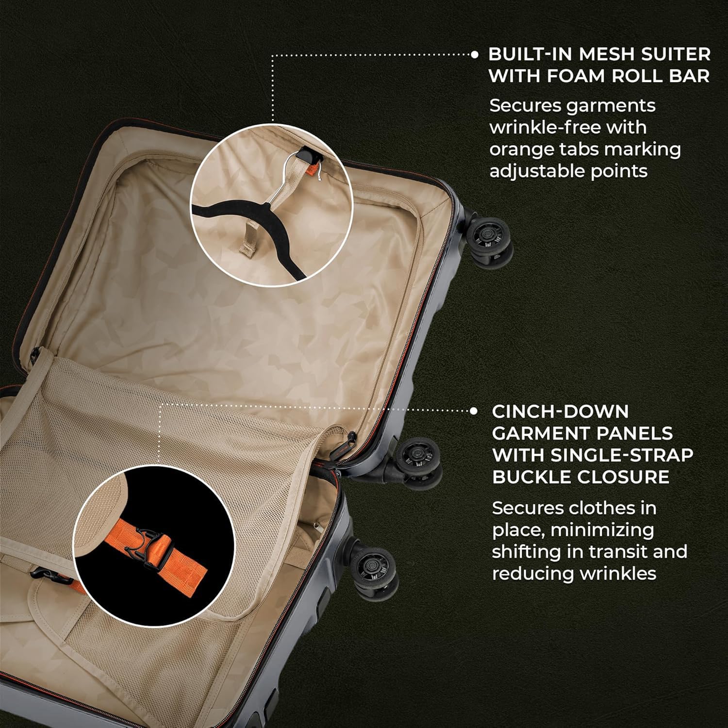 Briggs & Riley Torq Large 30 Inch Hardside Checked Luggage, Stealth Black Gsupps Australia