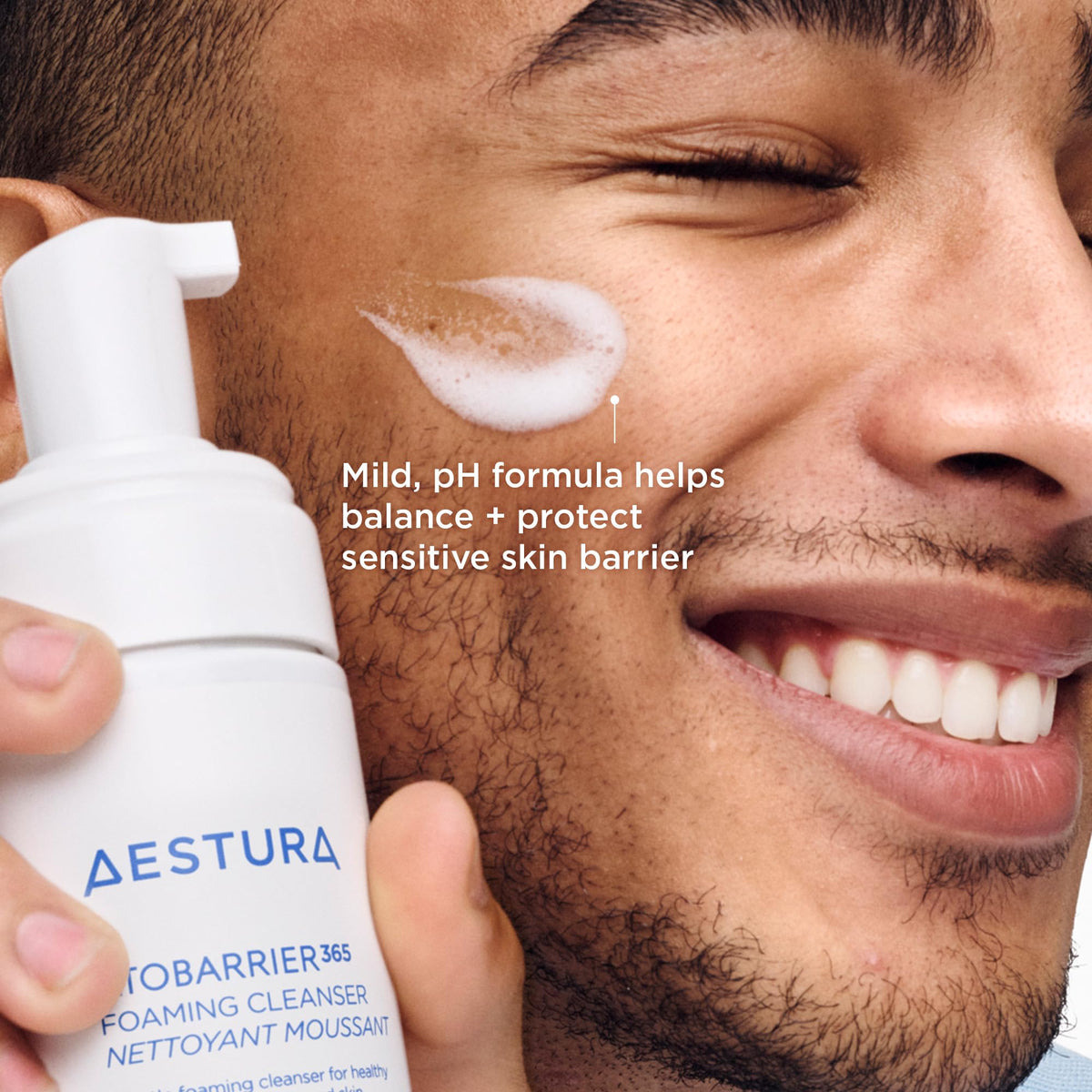 AESTURA ATOBARRIER365 Gentle pH-Balanced Foaming Cleanser with Ceramides | Korean Face Wash for Skin Moisture Barrier Repair, Hydrating Formula, Suitable for Dry Skin, 150ML / 5.07 oz. AESTURA