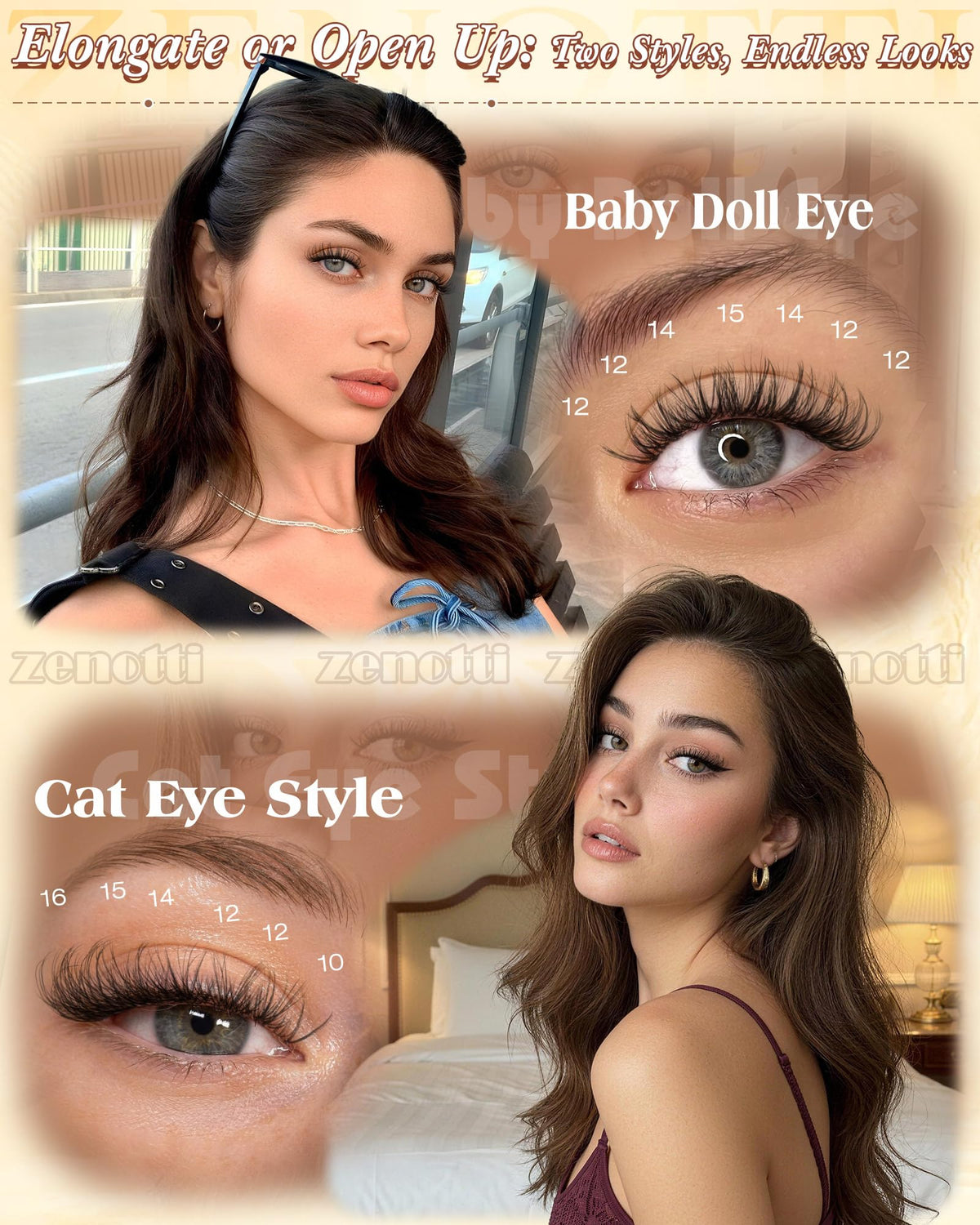 Spider Breeze Lash Clusters DD Curl 180PCS Natural Eyelash Clusters Wispy Cluster Eyelash Extensions Breeze Venus Lashes Cluster with Invisible Band Kim K Style Eyelash Extensions by zenotti zenotti