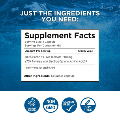 Beam Minerals Complete Multi-Mineral Capsules | Electro-Boost Plant-Based Electrolytes and Micronutrients for Men and Women | Help to Boost Immunity, Support Gut Health BEAM MINERALS
