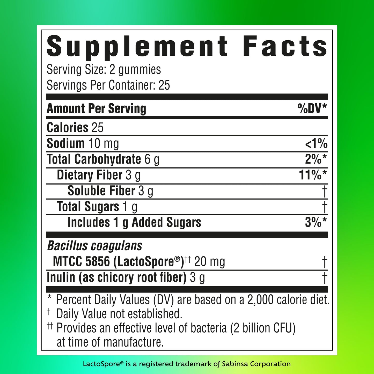 Benefiber Prebiotic  Friendly Fiber Supplement Gummies with Probiotics for Digestive Health, Assorted Fruit Flavors - 50 Count Benefiber