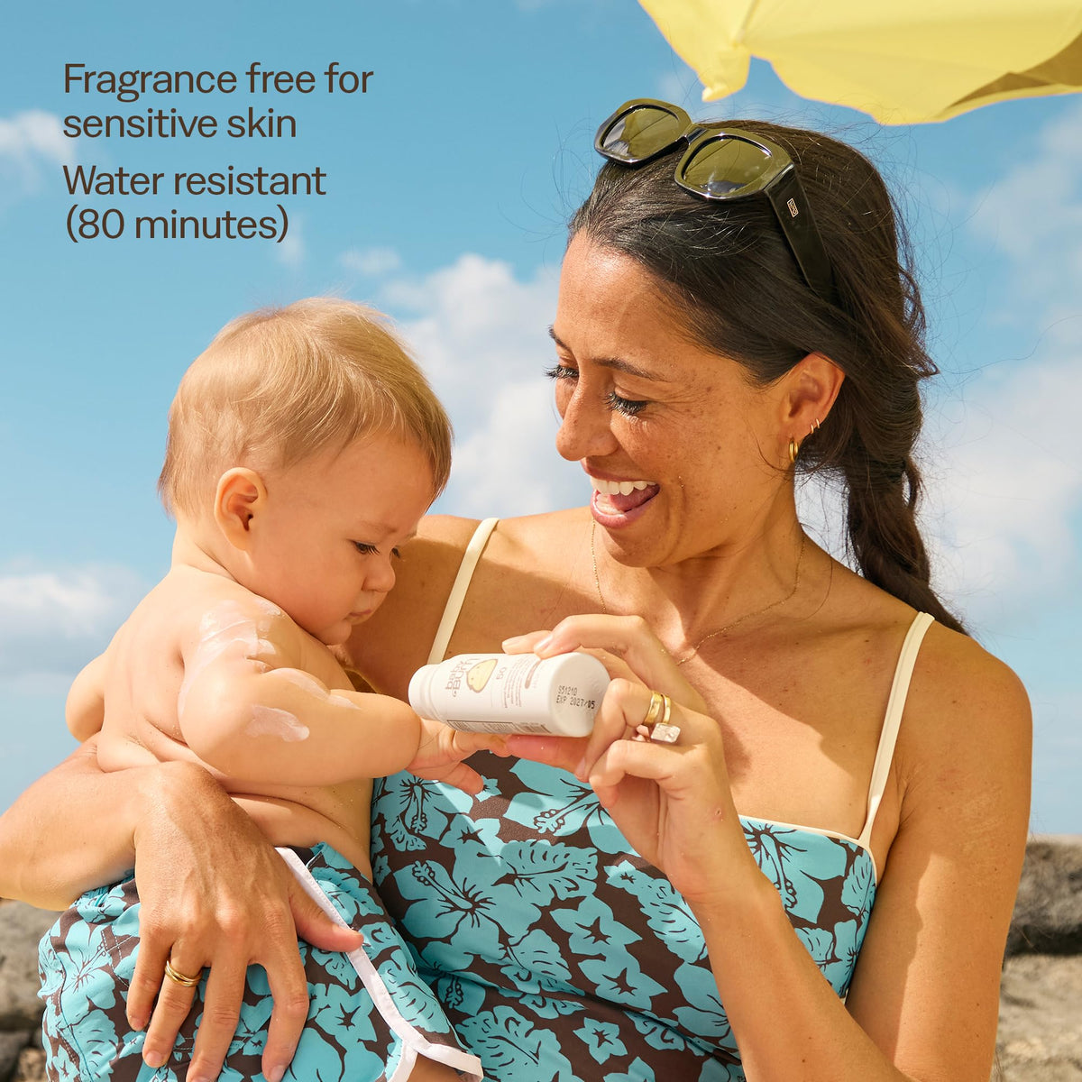 Sun Bum Baby Bum Mineral SPF 50 Roll-On Sunscreen - Vegan and Hawaii 104 Act Compliant (Without Octinoxate & Oxybenzone) - Broad Spectrum Moisturizing UVA/UVB - Travel Size - 3 oz Sun Bum
