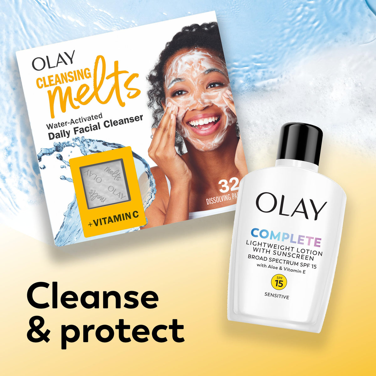 Olay Face Moisturizer, Complete All Day Moisturizer With Sunscreen Broad Spectrum SPF 15 - Sensitive, 4 fl. Oz, 1 unit Olay