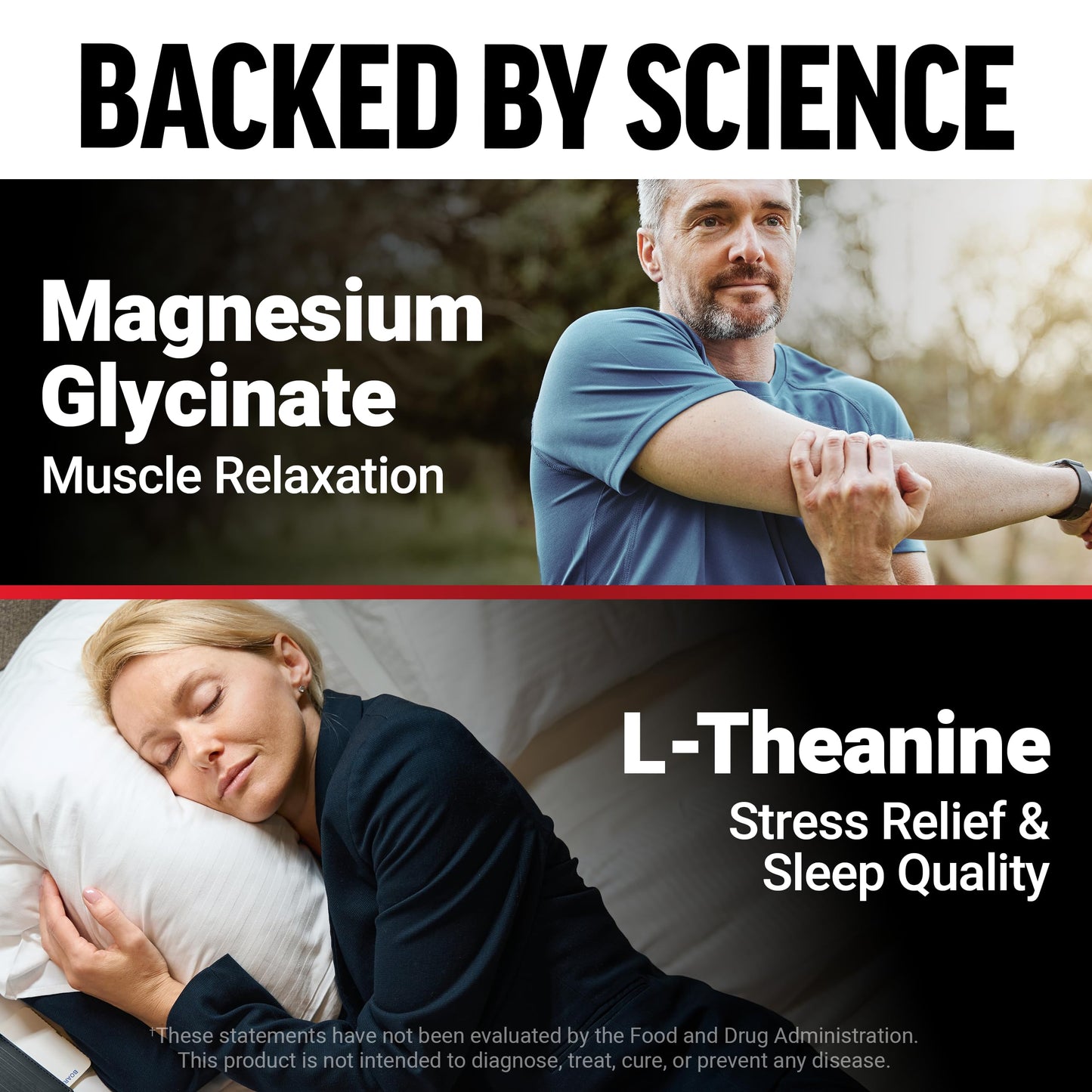 Force Factor Magnesium + L-Theanine, Magnesium Bisglycinate Supplement to Support Bones, Muscles, Nerves, Relaxation, and Mood, Vegan Force Factor