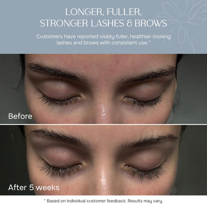 NUNA Eyelash Growth Support Serum 6ml – Eye Lash and Eyebrow Enhancing Serum for Women & Men with Biotin - Korean Multi Peptide & Natural Extracts – Promotes Fuller and Longer Lashes - 6 Month Supply NUNA