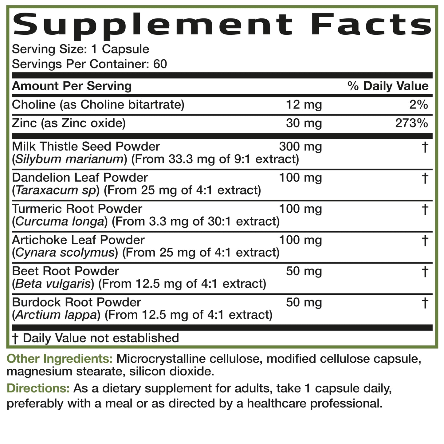 Bronson Liver Detox Advanced Detox & Cleansing Formula Supports Health Liver Function with Milk Thistle, Dandelion Extract, Turmeric, Artichoke Leaf & More Bronson