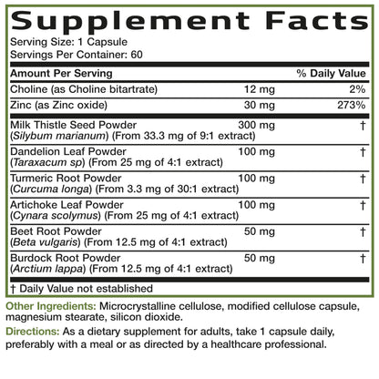 Bronson Liver Detox Advanced Detox & Cleansing Formula Supports Health Liver Function with Milk Thistle, Dandelion Extract, Turmeric, Artichoke Leaf & More Bronson