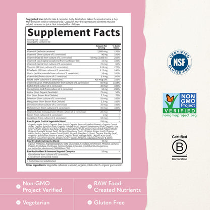 Garden Of Life, Vitamin Code 50 Wiser Womens Multi 120 Organic, 120 Count Gsupps Australia