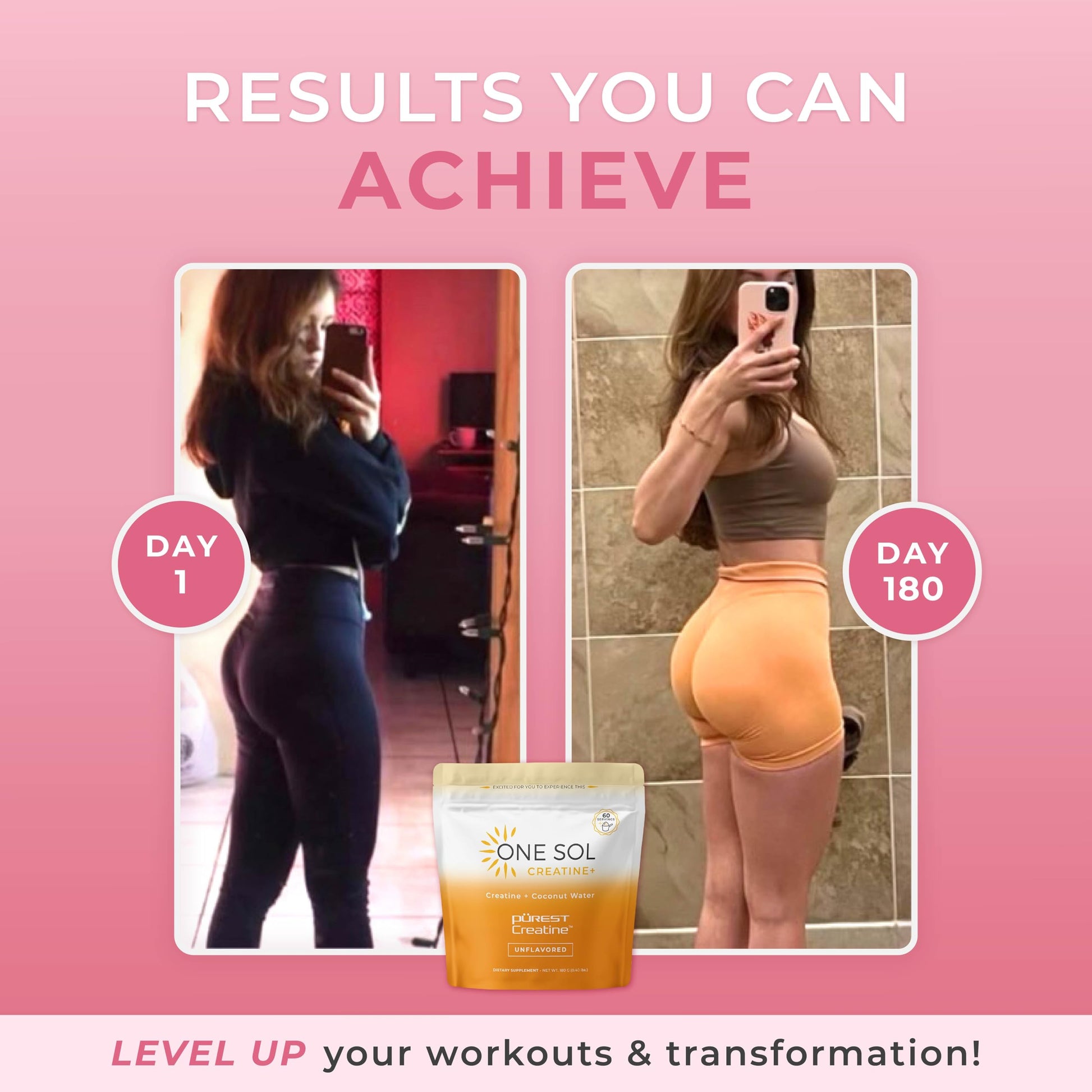 One Sol Creatine for Women, All Natural Women's Creatine Powder w Pure Creatine & Coconut Water, Increase Lean Muscle Mass, Reduce Recovery Time, Promotes Brain & Bone Health (Unflavored, 60 Servings) One Sol buy australia supplements