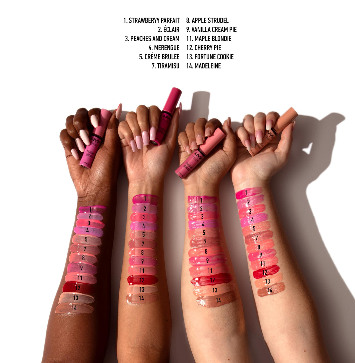 NYX PROFESSIONAL MAKEUP Butter Gloss, Non-Sticky Lip Gloss - Sugar Glass ,Clear NYX PROFESSIONAL MAKEUP