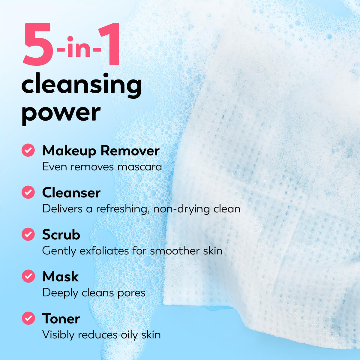 Olay Makeup Remover Wipes, Daily Facials Hydrating Face Cleanser for Normal to Dry Skin, Alcohol & Fragrance Free, Soft Face Wash Towels, Travel Essentials for Women, Convenient Dry Cloths, 66 ct Olay