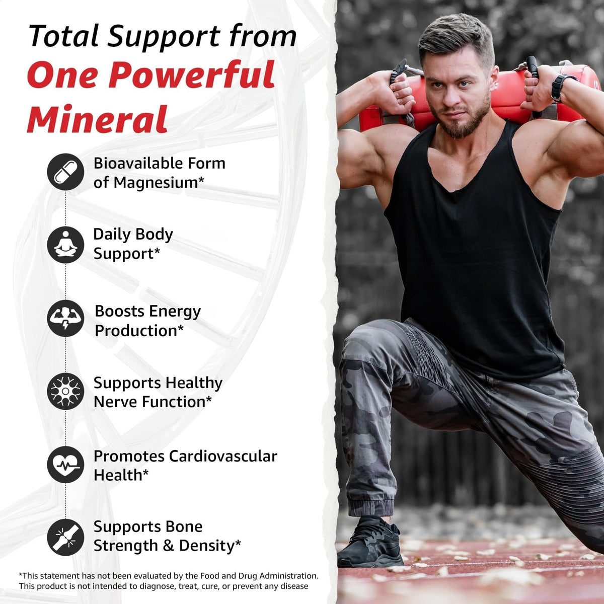 10X Health Magnesium Supplements - High-Absorption Magnesium Citrate for Sleep, Muscle & Nerve Support 10X Health System