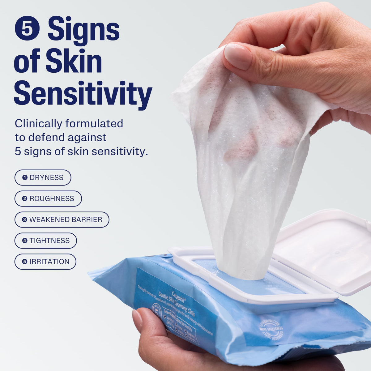Cetaphil Cleansing Face & Body Wipes, Fragrance Free, 25ct, 3-Pack Cetaphil