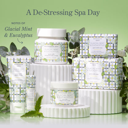 Beekman 1802 Goat Milk Face Wipes, Glacial Mint & Eucalyptus, 30 Count Beekman 1802
