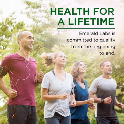 EMERALD LABS B-Healthy - Vegan Vitamin B Complex - Includes Methylated Folic Acid & Full Spectrum B Vitamins - Supports Immune, Brain & Heart Health* - 60 Vegetable Capsules EMERALD LABS
