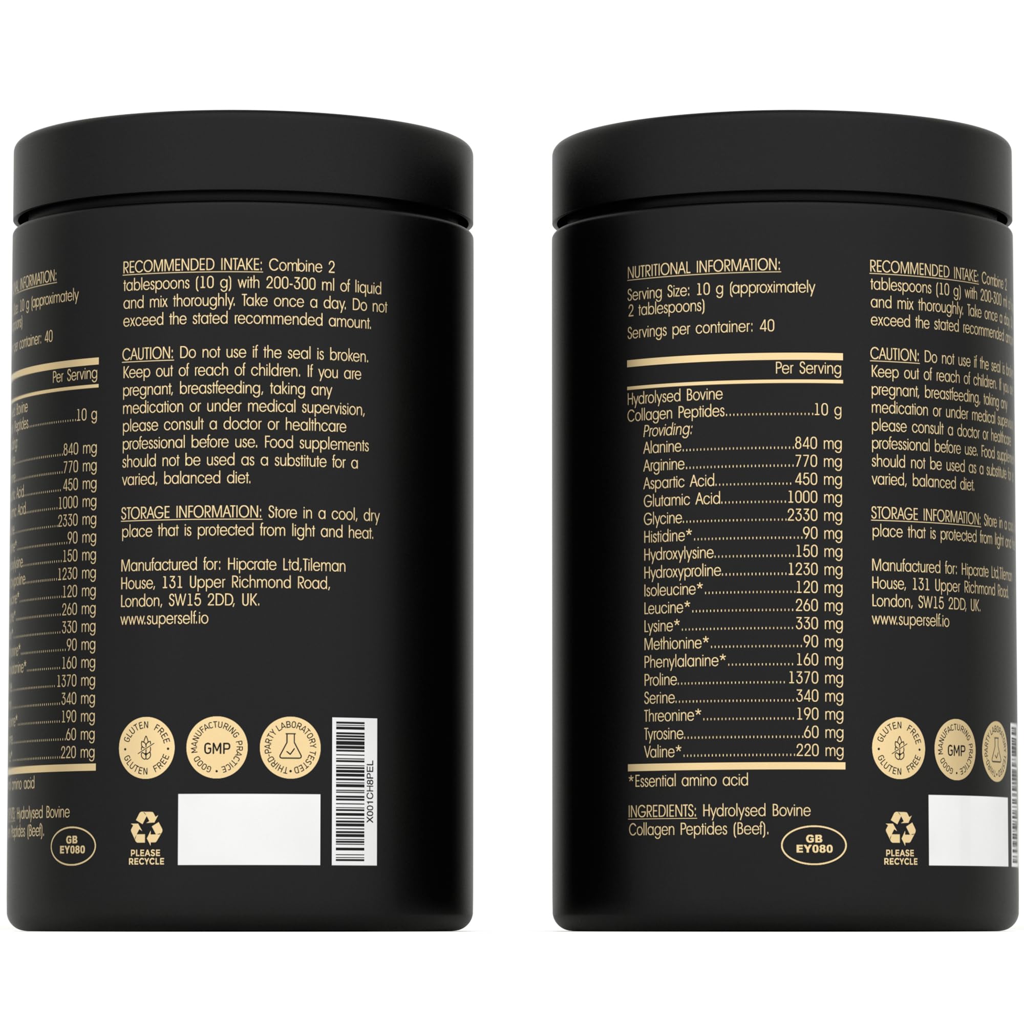 Premium Collagen Powder - Collagen Supplements for Women & Men - Pure Bovine Collagen Peptides 400g SuperSelf buy australia supplements
