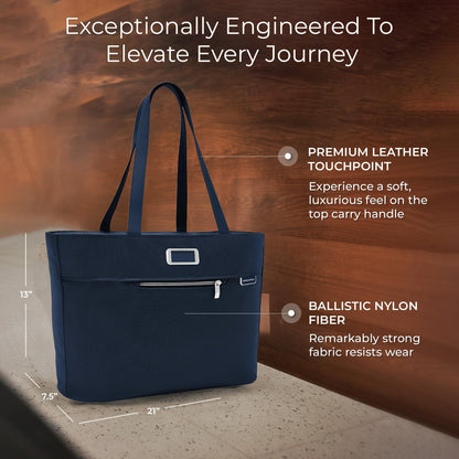 Briggs & Riley Traveler Tote Bag - Nylon Tote Bag for Weekend Travel & Work, Smooth Zipper Closure - Baseline Collection Gsupps Australia