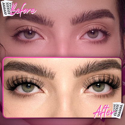 Veleasha Lashes Strips Fluffy Eyelashes Wispy Volume Cat Eye Lashes (804) Veleasha