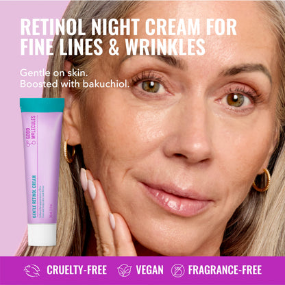 Good Molecules Gentle Retinol Cream, Retinol Night Cream for Face, 1 fl oz Good Molecules