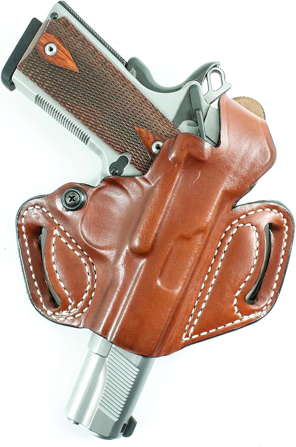 Desantis Thumb Break Mini Slide OWB Holster - Right Hand Draw, Black | Leather Holster, Fits Cocked & Locked Standard 1911 3"-5" Models from COLT, S&W, SIG SAUER, Kimber, Springfield & Others Gsupps Australia