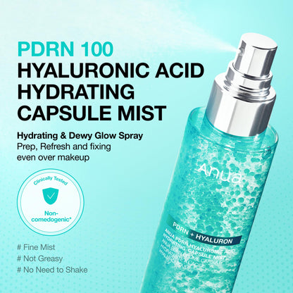 Anua PDRN Collagen Glow Facial Serum Spray, 3.38 fl oz ANUA
