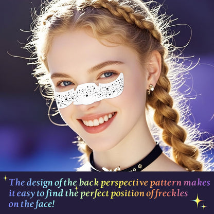 24pcs Glitter Freckles Makeup Patches-Holographic-Face Glitter Speckles BESNEL
