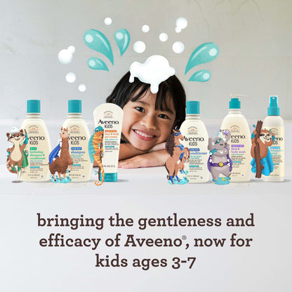 Aveeno Sensitive Skin Face & Body Gel Cream for Kids with Prebiotic Oat, Clinically Proven 24 Hour Hydration for Soft Skin Aveeno Baby