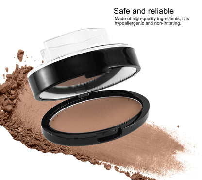 Boobeen Eyebrow Seal Stamp Powder - Waterproof 3 Seconds Eye Make Up Nature Coloring Kit - Creates Natural Looking Brows for Makeup Beginners Boobeen