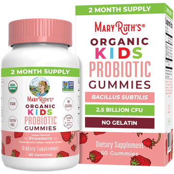 MaryRuth Organics Kids Probiotics for Digestive Health | USDA Probiotic Gummies | 2 Month Supply | Kids Probiotics | Immune Support | Gut Health Supplement | Vegan | Non-GMO | Gluten Free | 60 Count MARYRUTH'S buy australia supplements