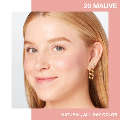 Maybelline Fit Me Powder Blush, Lightweight, Smooth, Blendable, Long-lasting All-Day Face Enhancing Makeup Color, Mauve, 1 Count MAYBELLINE