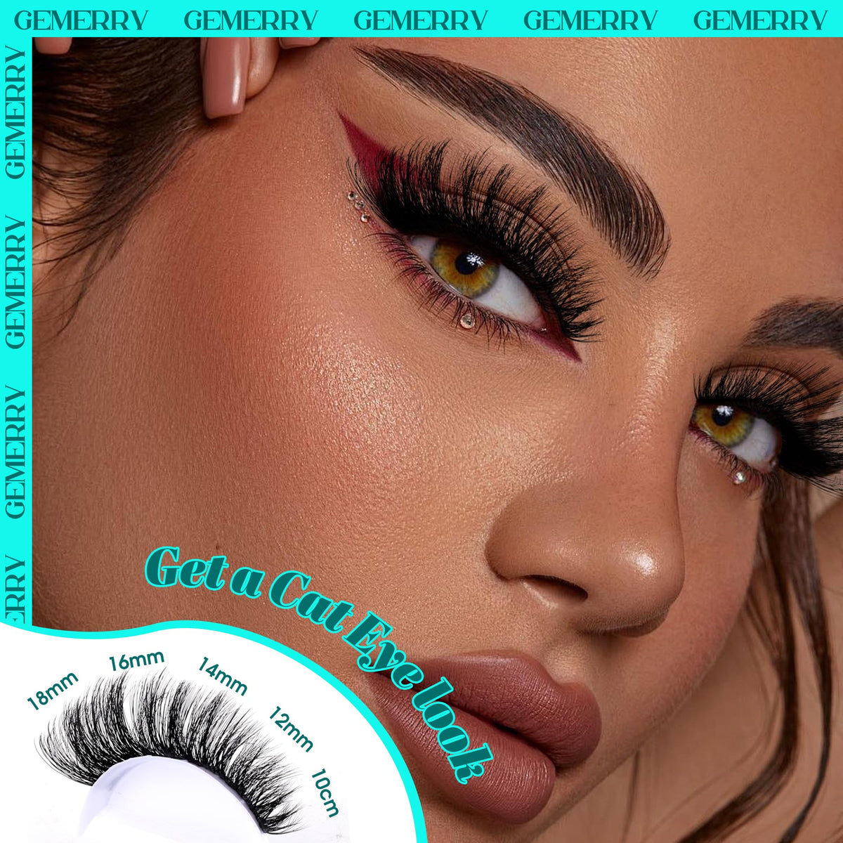 GEMERRY Lash Clusters 3D Effect 100P 10-18mm GEMERRY