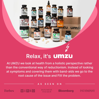 UMZU Daily B, 30 Day Supply – Complete Vitamin B Complex Supplement Blend with B1, B2, B3, B5, B6, B7, B9 & B12 Plus Folic Acid & Biotin – Supports Energy, Focus, Mood, UMZU